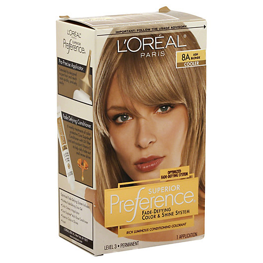 Alternate image 1 for L'Oréal® Superior Preference Fade-Defying Color and Shine in 8A Ash Blonde