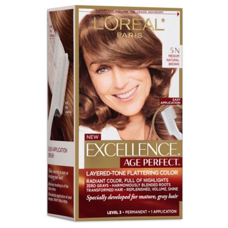 L Oreal Paris Excellence Age Perfect Hair Color In 5n Medium