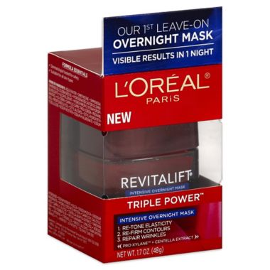 L'Or&eacute;al&reg; Revitalift&reg; Triple Power Intensive Overnight Mask. View a larger version of this product image.