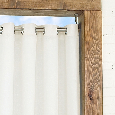 Waverly Resort Sun-n-Shade 108-Inch Sheer Grommet Window Curtain Panel in Ivory (Single). View a larger version of this product image.