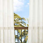 Alternate image 2 for Waverly Resort Sun-n-Shade 108-Inch Sheer Grommet Window Curtain Panel in Ivory (Single)
