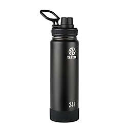 Takeya® Actives 24 oz. Insulated Stainless Steel Water Bottle with Spout Lid in Onyx