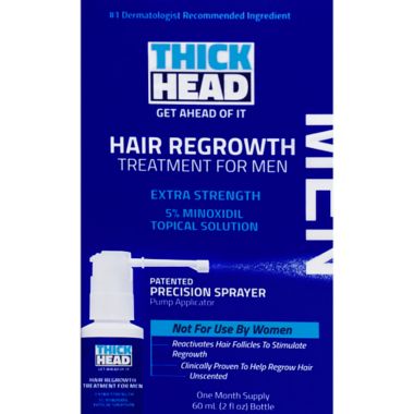 Thick Head&trade; 2 oz. Hair Regrowth Treatment for Men. View a larger version of this product image.