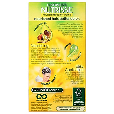 Garnier® Nutrisse® Nourishing Color Creme in 33 Darkest Golden Brown | Bed  Bath & Beyond