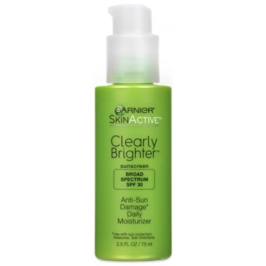 Garnier&reg; SkinActive&trade; Clearly Brighter&trade; 2.5 oz. Daily Moisturizing with SPF 30. View a larger version of this product image.