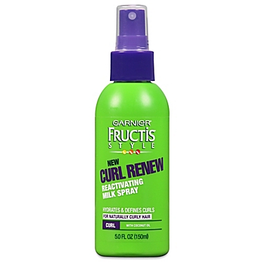 Garnier&reg; Fructis&reg; Curl Renew 5 oz. Reactivating Milk Spray with Coconut Oil. View a larger version of this product image.