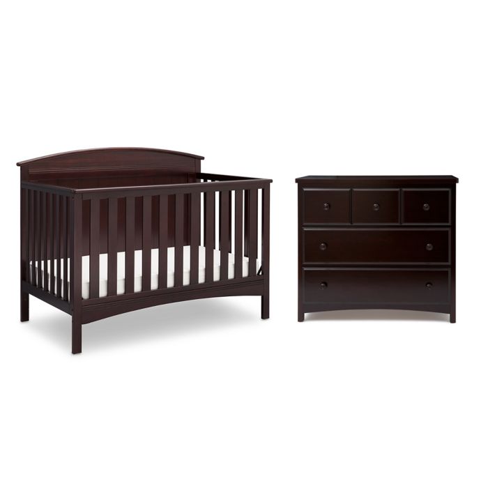 Delta Children Layla Nursery Furniture Collection In Dark