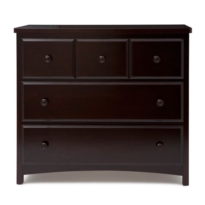 Delta Children 3 Drawer Dresser In Dark Chocolate Buybuy Baby