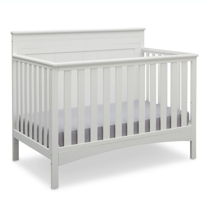 Delta Children Fancy 4 In 1 Convertible Crib In Bianca Bed Bath