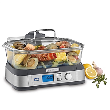 Cuisinart&reg; Cookfresh Digital Glass Steamer in Stainless Steel. View a larger version of this product image.