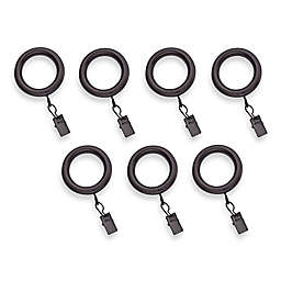 Cambria® Casuals® Clip Rings in Matte Brown (Set of 7)