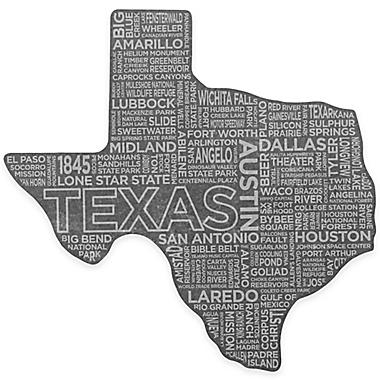 Top Shelf Living Texas Etched Slate Cheese Board. View a larger version of this product image.
