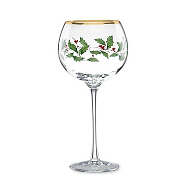 Set of 4 Holiday Iced Beverage Glass by Lenox 