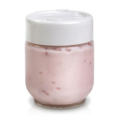 Euro Cuisine&reg; 6 oz. Replacement Yogurt Jars with Date-Setting Lids (Set of 8)