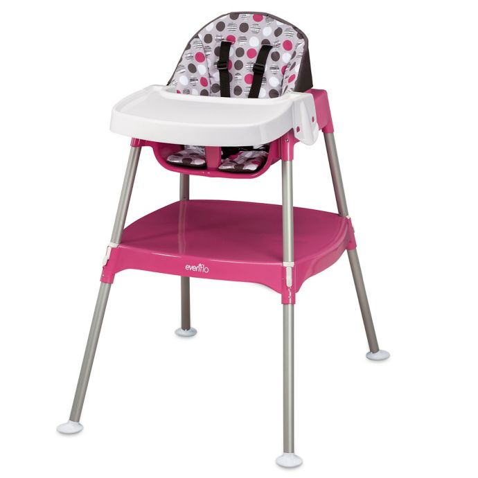 Evenflo® Convertible 3in1 High Chair in Dottie Rose buybuy BABY