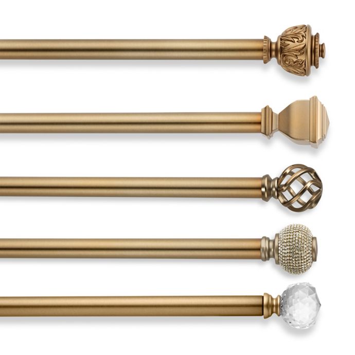 Cambria Premier Complete Decorative Window Hardware In Warm Gold Bed Bath Beyond