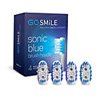 Alternate image 1 for Go Smile 4-Pack Replaceable Sonic Brush Heads with Blue Light