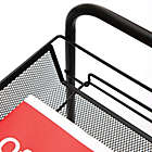 Alternate image 5 for Mind Reader 3-Shelf Metal Mesh Storage Cart in Black