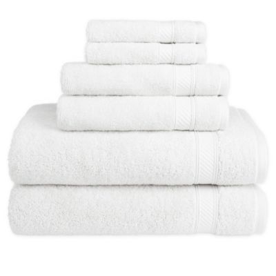 Nestwell&trade; Hygro Cotton Solid 6-Piece Towel Set in White