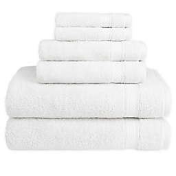 Nestwell&trade;Hygro Cotton Solid 6-Piece Towel Set in White