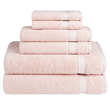 Nestwell&trade; Hygro Cotton Solid 6-Piece Towel Set in Blush Peony. View a larger version of this product image.