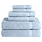 Alternate image 0 for Nestwell&trade; Hygro Cotton Solid 6-Piece Towel Set in Blue Fog