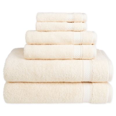 Nestwell&trade; Hygro Cotton Solid 6-Piece Towel Set in Alabaster Yellow