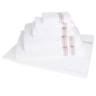 Nestwell&trade; Hygro Fashion Stripe Bath Towel in Fawn Mauve. View a larger version of this product image.