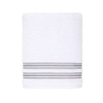 Nestwell&trade; Hygro Fashion Stripe Bath Towel in Dapper Lilac