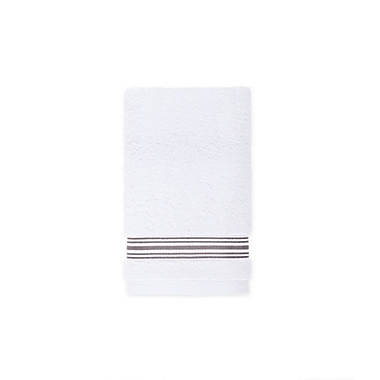 Nestwell&trade; Hygro Fashion Stripe Hand Towel in Dapper Lilac. View a larger version of this product image.