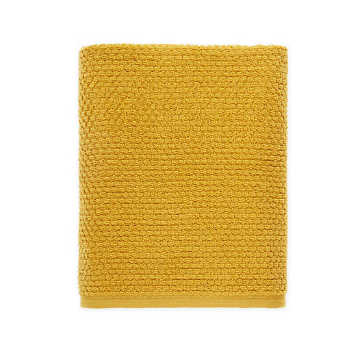 Alternate image 1 for Wild Sage™ Savannah Quick Dry Solid Bath Towel in Yolk Yellow