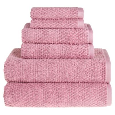 Wild Sage&trade; Savannah Cotton 6-Piece Towel Set in Mauve