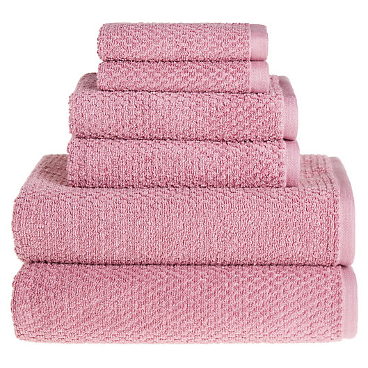 Alternate image 1 for Wild Sage™ Savannah Cotton 6-Piece Towel Set in Mauve