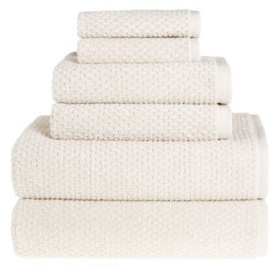 Wild Sage&trade; Savannah Cotton 6-Piece Towel Set in Ivory
