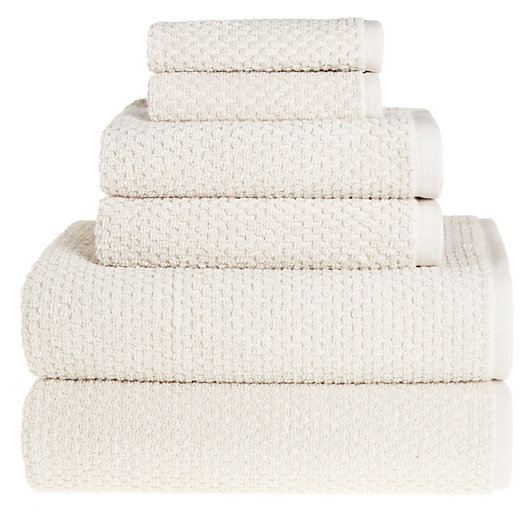 Alternate image 1 for Wild Sage™ Savannah Cotton 6-Piece Towel Set in Ivory