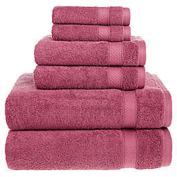 Nestwell&trade; Hygro Cotton Solid 6-Piece Towel Set in Dry Rose