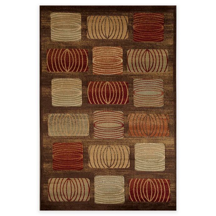 Rugs America Capri Wrangler Rug in Brown Bed Bath & Beyond