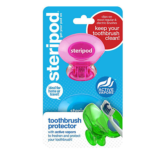 Alternate image 1 for Steripod® 4-Pods Toothbrush Protectors