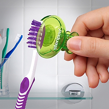 Steripod&reg; 4-Pods Toothbrush Protectors. View a larger version of this product image.