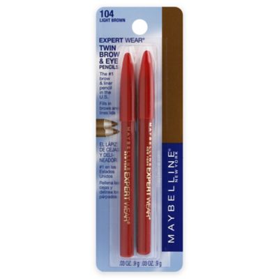 Maybelline&reg; Expert Wear&reg; Twin Brow & Eye Pencils in Light Brown