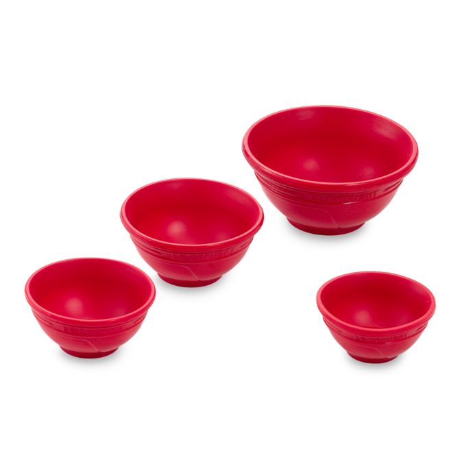 Le Creuset® 4Piece Silicone Prep Bowl Set Bed Bath & Beyond