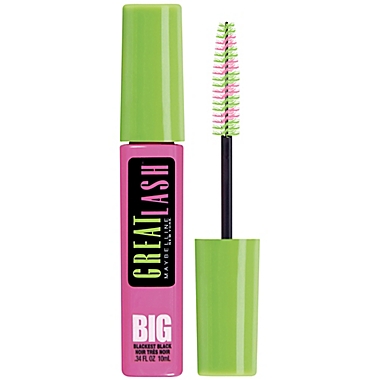 Maybelline Great Lash&reg; Big&reg; Washable Mascara in Blackest Black. View a larger version of this product image.