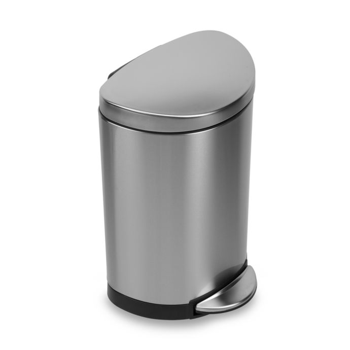 designer bath trash can