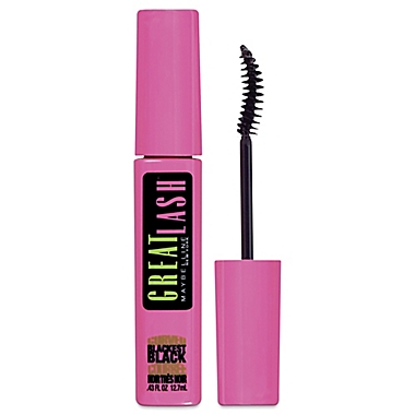 Maybelline&reg; Great Lash&reg; Curved Brush Washable Mascara in Blackest Black. View a larger version of this product image.