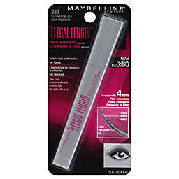 Maybelline® Illegal Length® Fiber Extensions Washable Mascara in Black Black