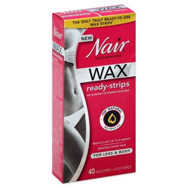 Nair Wax Ready Body Strips 40 Count. View a larger version of this product image.
