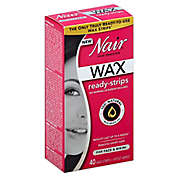 Nair Wax Ready Face Strips 40 Count
