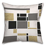 Modern Art Geometric Square Throw Pillow