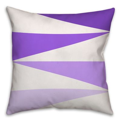 deep purple throw pillows