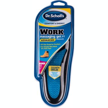 Dr. Scholl's&reg; Comfort & Energy Work Massaging Gel Advanced Insoles for Women. View a larger version of this product image.